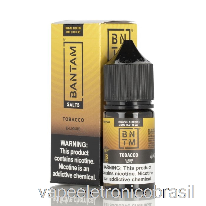 Sais De Tabaco Eletrônico Vape - Bantam Vape - 30ml 18mg